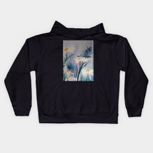 Daisies and butterflies, a new beginning ....... Kids Hoodie